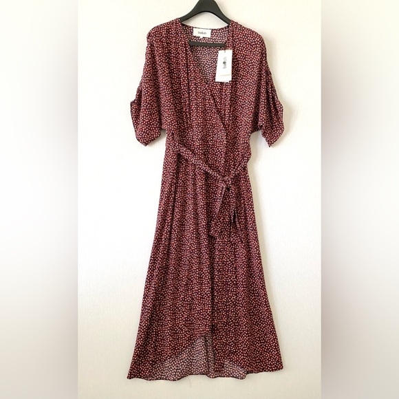 ba&sh Dresses & Skirts - Ba&sh Giani Wrap Midi Dress